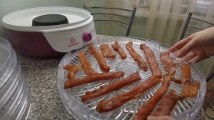 МЯСНЫЕ ЧИПСЫ В сушилке для овощей! Поможет: Сушилка Мастерица СШ-0205К!