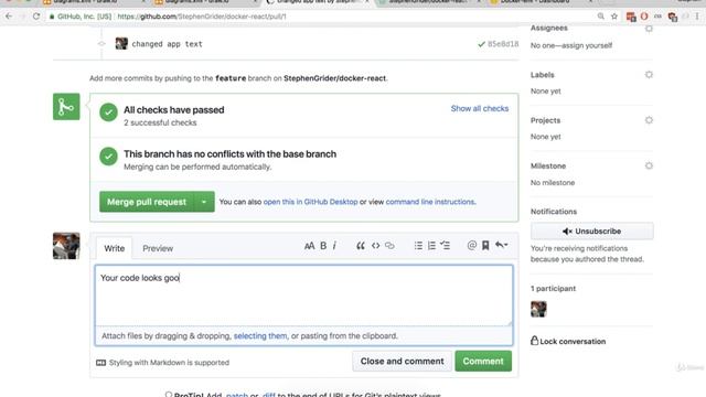 89. Docker: Redeploy on Pull Request Merge | Docker on AWS