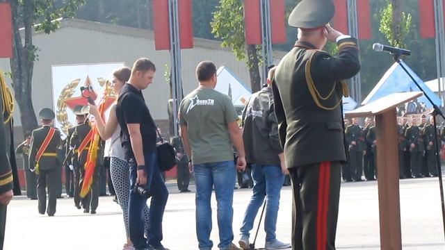 Присяга старшего сына!!! Военная академия РБ 31.08.2019 год!!! смотреть онлайн