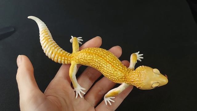 Эублефар | Ручная работа | Фигурка из полимерной глины