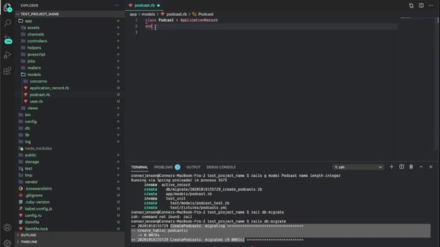 Generating Models and Controllers In a Ruby on Rails App смотреть онлайн