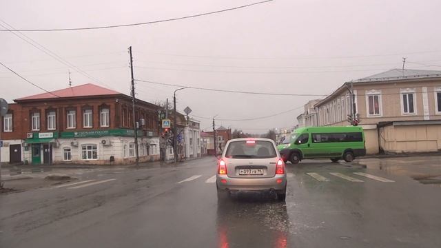 Екатеринбург - Анапа, 2021, Ч-10 - На автомобиле в Анапу проезд по городу Красноуфимск смотреть онлайн