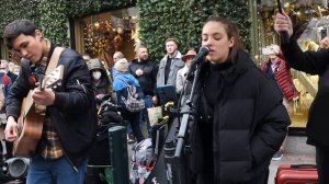 IRISH STREET PERFORMER WOWS CROWD | Lady Gaga & Bradley Cooper - Shallow | Allie Sherlock cover