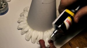 МАСТЕР-КЛАСС: Новогодняя ёлка из ватных дисков (DIY)