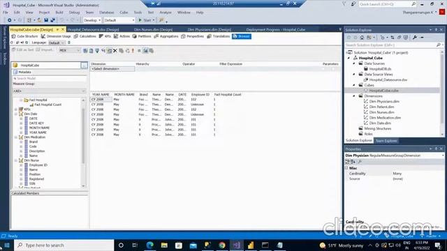 SASS Multidimensional Cube Integration with Power BI смотреть онлайн