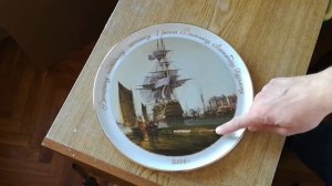 Атрибуция старинной живописи морской тематики на примере декоративной тарелки (блюда)