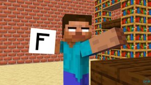 Monster School : DRAWING CHALLENGE 2 - Minecraft Animation