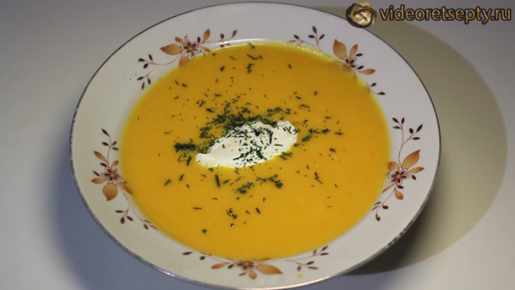 Тыквенный суп - Pumpkin soup
