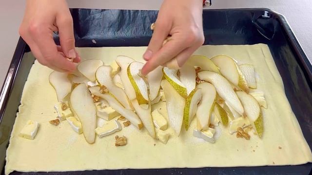 ??Франзская ГАЛЕТТА с Грушей и Сыром Бри! Быстрый летний десерт ?