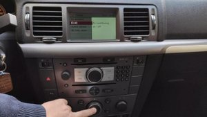 Результат перепайки контактов центральной кнопки климата Opel Vectra C