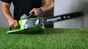 Цепная пила аккумуляторная GreenWorks GD40CS40