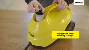 Karcher SC3 Steam Cleaner - Reset The Descaling Cartridge