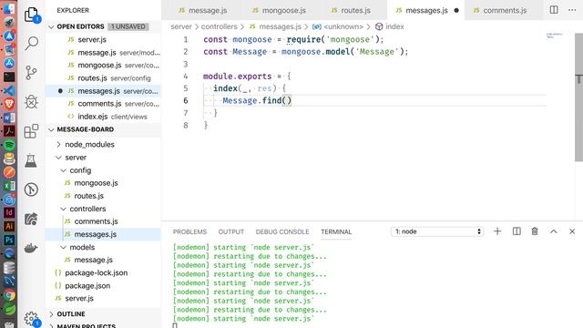 Week 2, Day 4 - Message Board demo смотреть онлайн