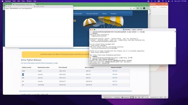 How to Install Python on Mac OS and add to the PATH Variable|python tutorial | python for beginner смотреть онлайн