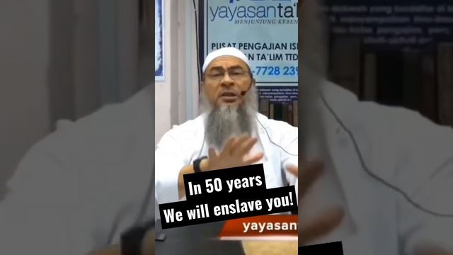 WARNING: Muslim Scholar Says We Will Conquer and Enslave you in 40-50 Years