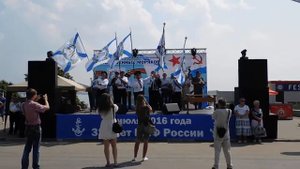 Гимн Союза Военных Моряков. Саратов. 31.07.2016.
