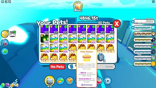 ЧИТЕР ПОЛУЧИЛ 999 ХУГОВ В PET SIMULATOR Z В РОБЛОКС! ROBLOX смотреть онлайн