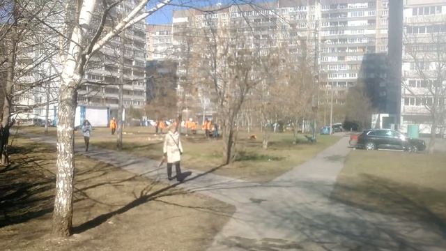 Город Зеленоград район Крюково корпус 1822 ремонт двора, смотреть онлайн