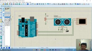 TUTORIAL SENSOR JARAK DENGAN SERIAL MONITOR | TUGAS 6 | Proteus