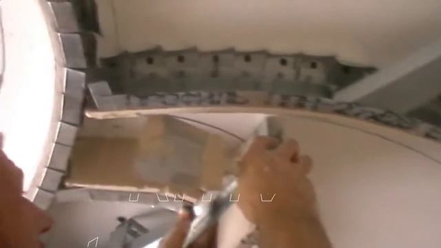 Как сделать ровный круг из гипсокартона Выравнивание штукатуркой смотреть онлайн