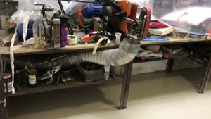 Сделал ремонт в мастерской