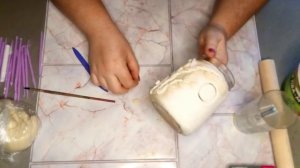 DIY Сказочный домик из соленого теста и стеклянной банки. Декор банки своими руками.