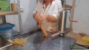 Домашняя РУБЛЕНАЯ КОЛБАСА КОПЧЁНАЯ