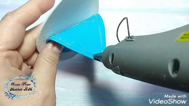 Простой ободок-капелька?Рисуем шаблон сами / Moldura simples Desenhe o modelo você mesmo
