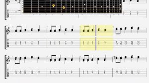 Beatles The   Kansas City GUITAR 1 TABLATURE