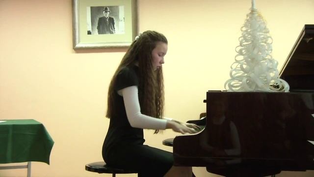 MARIA plays piano ВЕСНЯК. НОКТЮРН. SAMSUNG HMX-H200BP test 720p audio/video смотреть онлайн