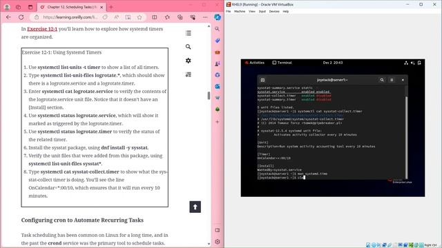 RHCSA Series | Scheduling Tasks on Linux using systemd timers, cron, and at utilities смотреть онлайн