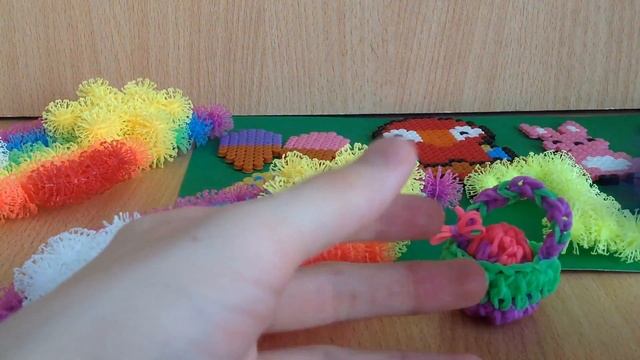 Поделки из резинок, термомозаики и конструктора Bunchems за Апрель смотреть онлайн