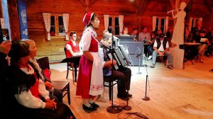 Yodeling. Folk Music Festival in Crans-Montana.