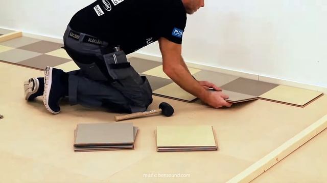 Golvläggaren visar Marmoleum Click | E-learning смотреть онлайн