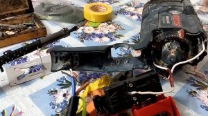 Замена кнопки на перфораторе #BOSCH!  #электрик #ремонт #Makita