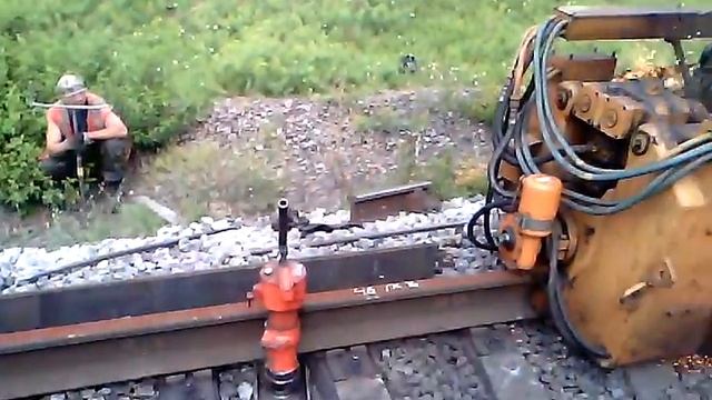 Сварка рельс ПРСМ. Бестыковый путь смотреть онлайн