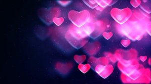 Футаж Сердца сердечки