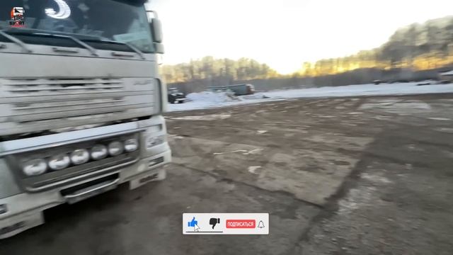 Рейс Москва - Благовещ.- Хабаровск. Особ. работы автопилота и круиз контроля на MB Actros. 1часть. смотреть онлайн