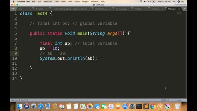 JavaPuzzles - 9:Java Constants смотреть онлайн