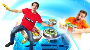 Состязание SPINNER MAD - Крутые бластеры игрушки для мальчиков! Устроим веселые игры для детей?