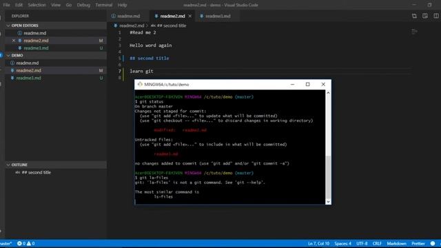 GIT Tutorial | Express commit | Part 7 смотреть онлайн