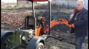 Мини экскаватор strong m 1000. Не покупай пока не увидишь! Отзыв о технике стронг мф!