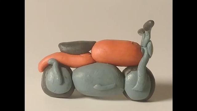 Обзор мотоцикла из пластилина. смотреть онлайн