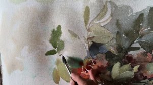 Рябина, акварель.  Марина Ласаева #акварель #watercolor