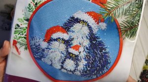 Вышивка крестом.Итоги января.Процессы, финиш, покупки, новый старт, листаю шикарный каталог Ланарте.