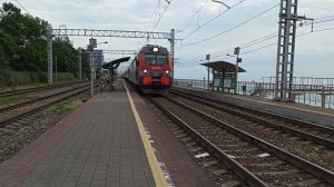 Скорый поезд 014С Адлер - Саратов Электровоз 2ЭС4К Дончак | Российские железные дороги | РЖД