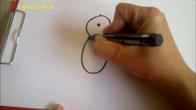 Рисуем птичку Нет, лучше кошку ; -) смотреть онлайн