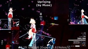 [Beat Saber]"Uprising" (by Muse) [Expert] / UPDATE 1.22.1