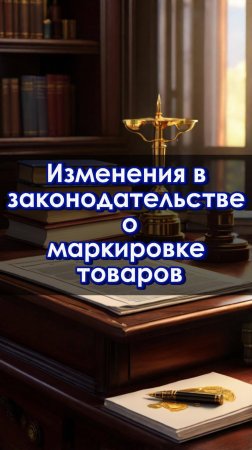 Изменения в законодательстве о маркировке  товаров