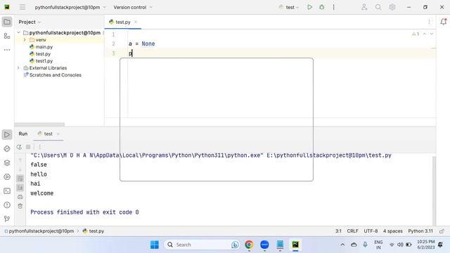 FULL STACK PYTHON tutorials || Demo - 5 || by Mr. Mohan Reddy On 02-06-2023 @10PM IST